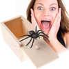 Spider Prank Wooden Tricky Scare Box Toy for Halloween Party April Fools Day