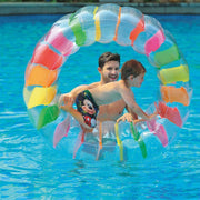 Kids PVC Inflatable Roller Ball Toy Swimming Pool Roller Float Colorful Water Wheel