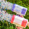 Kids 69 Holes Automatic Bubble Gun Electric Rocket Boom Light Up Music Bubble Machine