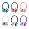 Cute Cartoon Dinosaur Wired Headphones with Microphone for Kids