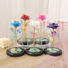 LED Galaxy Rose Flower Night Light Colorful Artificial Rose Gift