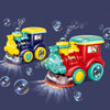 Automatic Bubble Machine Bubble Blowing Toy Train with Lights & Sound