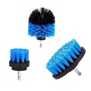 3Pcs/Set Combo Electric Drill Scrubber Brush Kit For Cleaning Kitchen Bathroom