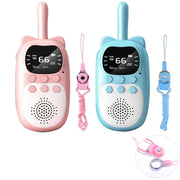 2 Pack USB Rechargeable Walkie Talkie Toys for Kids