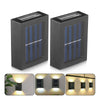 2 Pack 2LED Solar Up and Down Sensor Wall Light