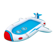 Kids 3-in-1 Airplane Spaceship Sprinkler Inflatable Splash Play Mat