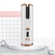 Cordless USB Rechargeable LCD Display Ceramic Automatic Hair Curler