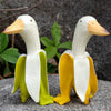 Creative Banana Duck Art Duck Statue Cartoon Animal Desktop Decoration