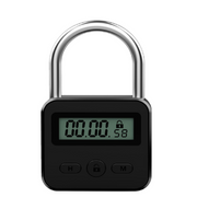 USB Rechargeable LCD Display Multi-Function Metal Timer Padlock