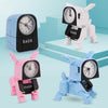 Kids Alarm Clock Cute Cartoon Robot Dog Desk Clock