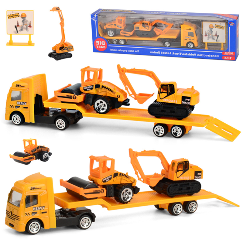 Truck trailer toy set sales
