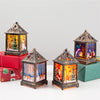 Retro Santa Claus Snowman Christmas Lights Xmas Light Hanging Decoration