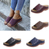 Fashion Summer Slippers Ladies Open Toe Vintage Embroidered Platform Sandals