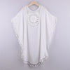Summer Women Bikini Crochet Tunics Fringe Robe Cover-ups