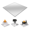 Fire Pit Square Mat for Wood Burner Fireproof Pad Deck Protector